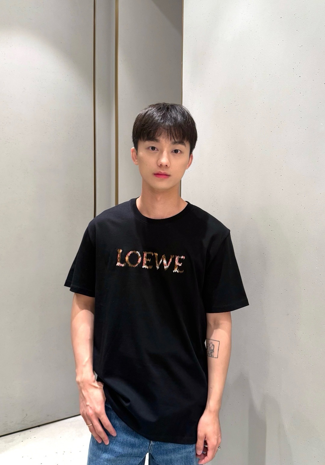 Loewe 26SS Multicolor Embroidered Short Sleeve T-Shirt -2