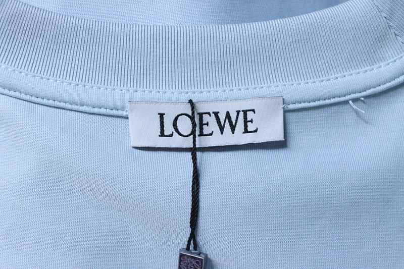 Loewe 26SS Pocket Embroidered Logo Short Sleeve T-Shirt