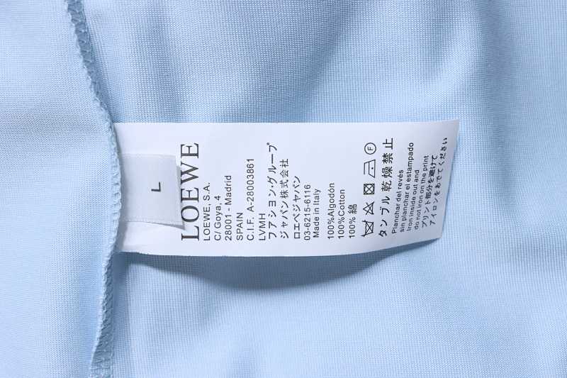 Loewe 26SS Pocket Embroidered Logo Short Sleeve T-Shirt