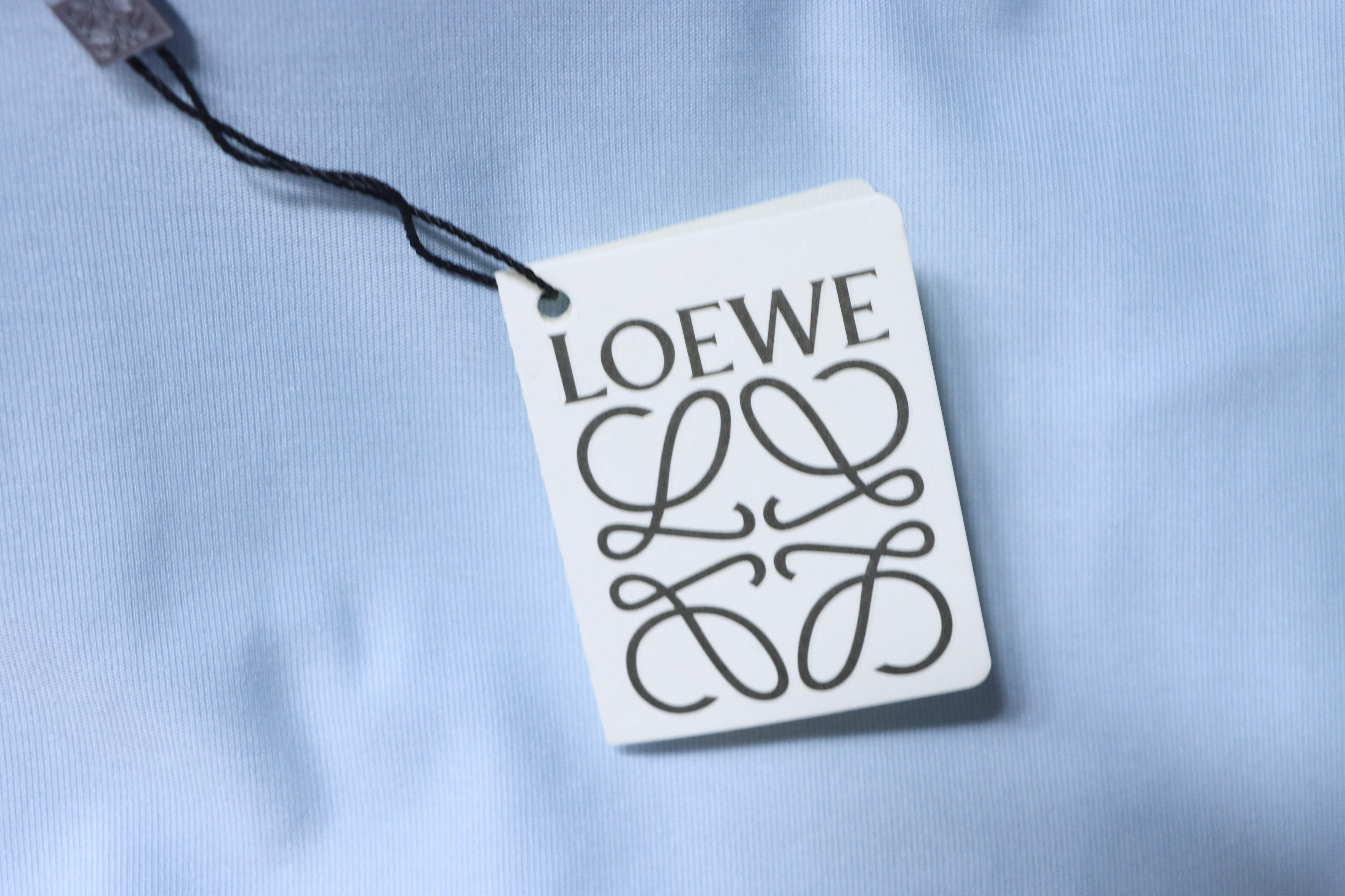 Loewe 26SS Pocket Embroidered Logo Short Sleeve T-Shirt
