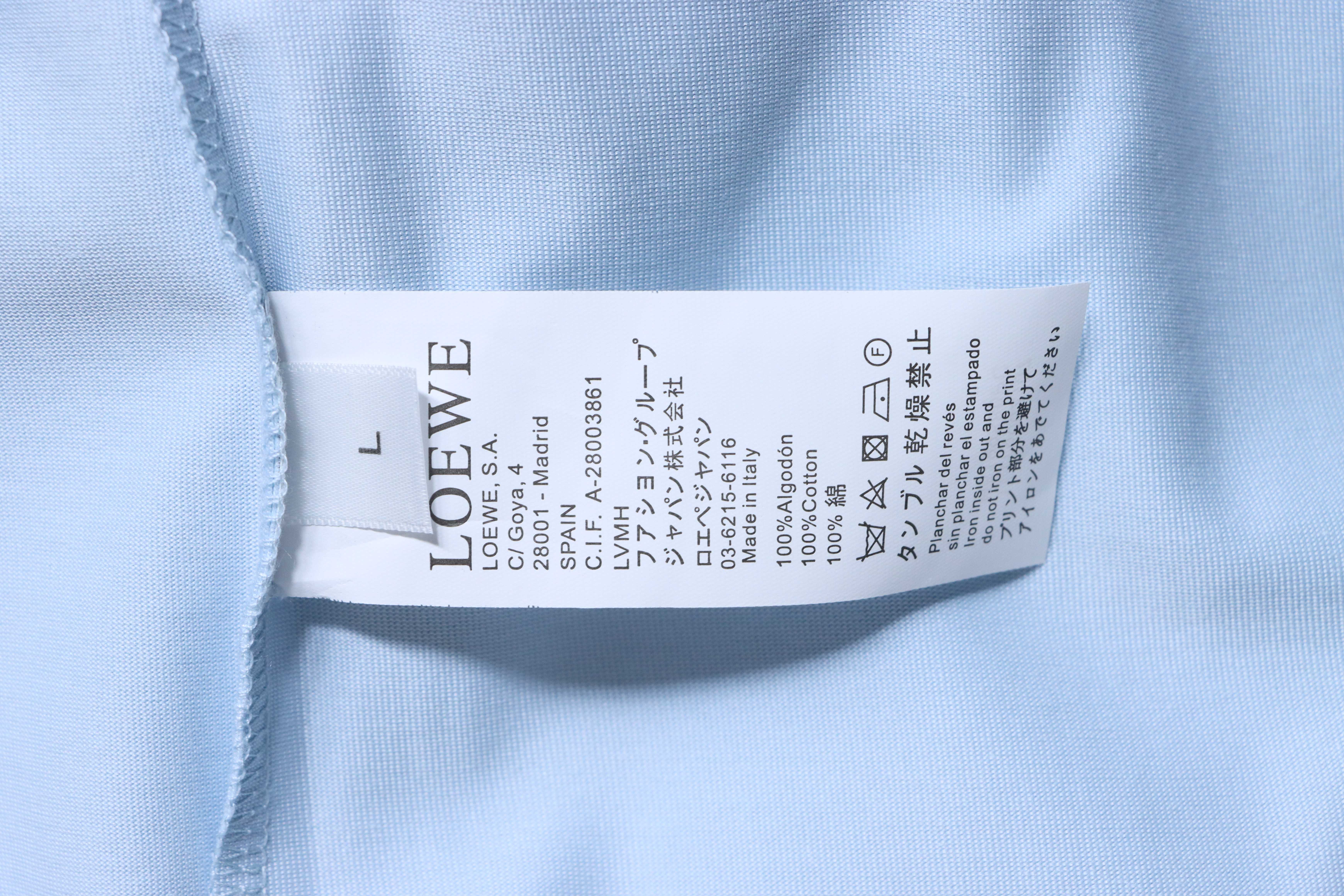Loewe 26SS Pocket Embroidered Logo Short Sleeve T-Shirt