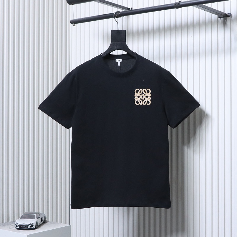 Loewe 26SS Small Logo Embroidered Short Sleeve T-Shirt -1