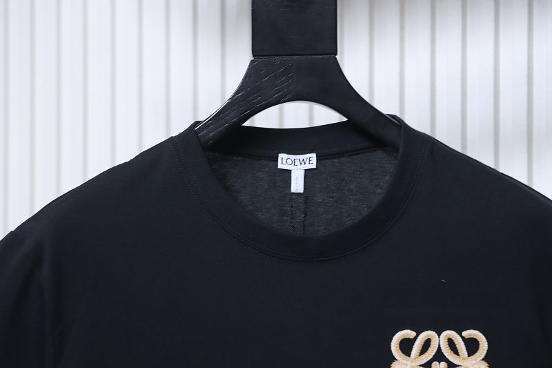 Loewe 26SS Small Logo Embroidered Short Sleeve T-Shirt -1