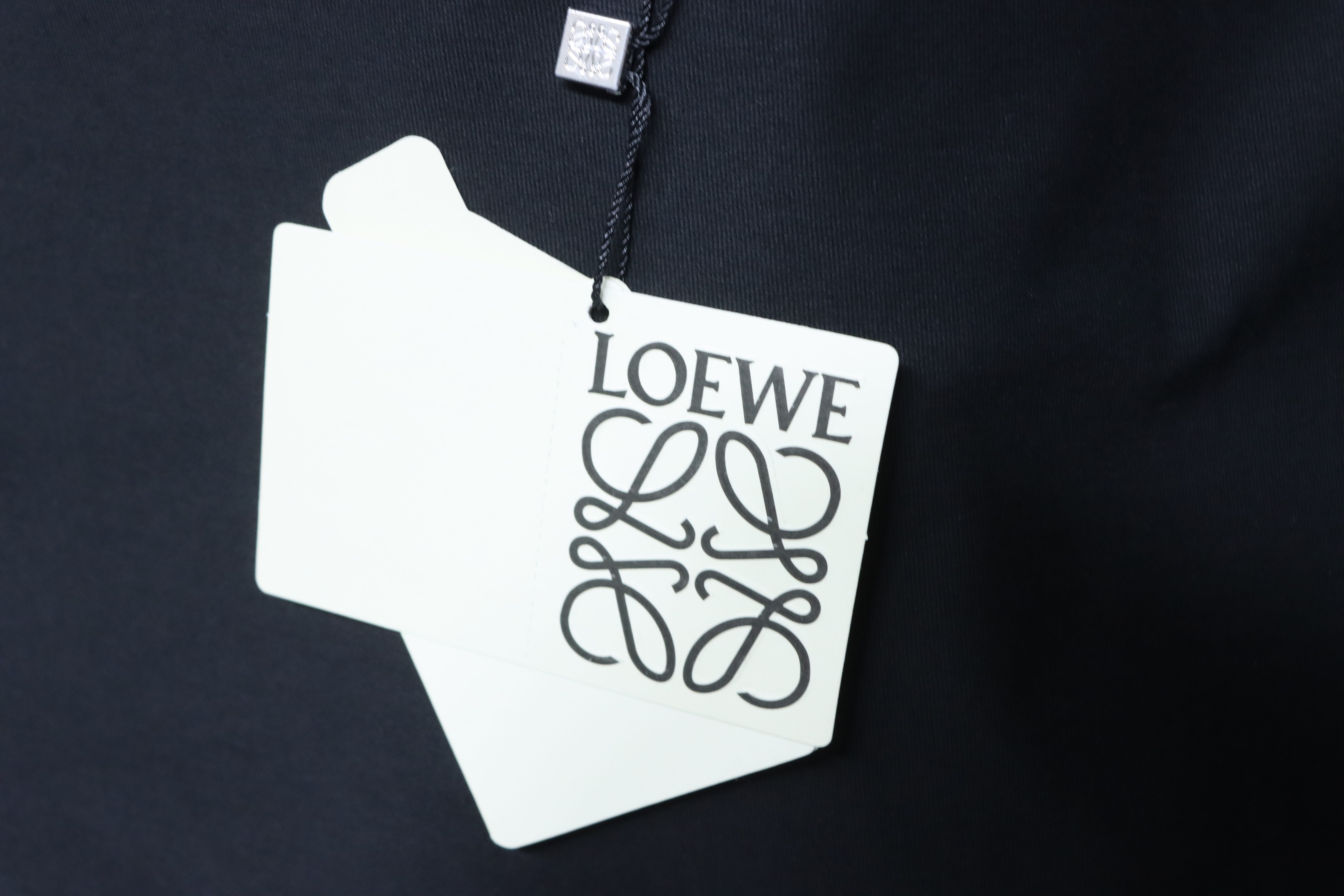 Loewe 26SS Small Logo Embroidered Short Sleeve T-Shirt -1