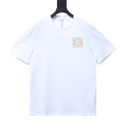 Loewe 26SS Small Logo Embroidered Short Sleeve T-Shirt -2 01