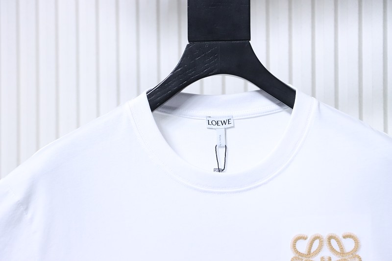 Loewe 26SS Small Logo Embroidered Short Sleeve T-Shirt -2