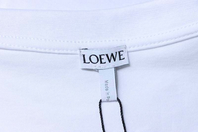 Loewe 26SS Small Logo Embroidered Short Sleeve T-Shirt -2