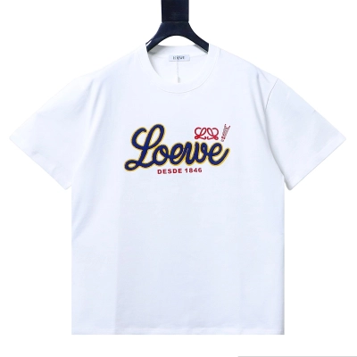 Loewe 26SS Towel Patch Letter Short Sleeve T-Shirt -1 01