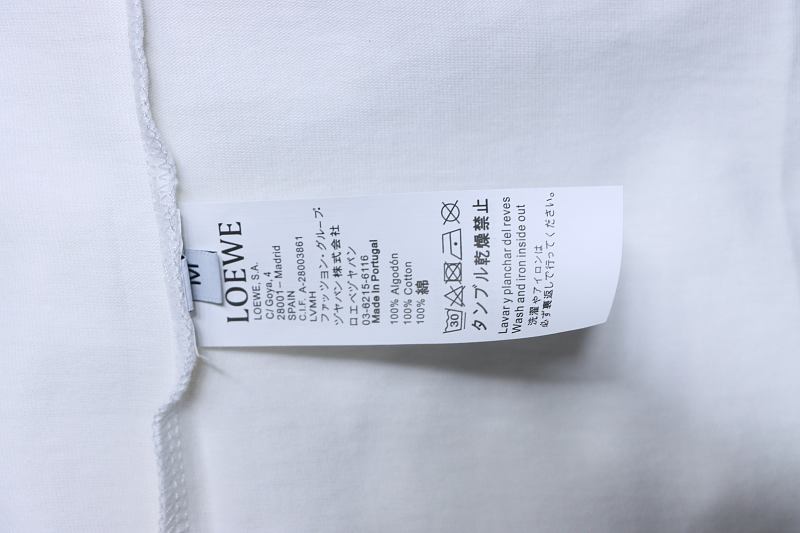 Loewe 26SS Towel Patch Letter Short Sleeve T-Shirt -1