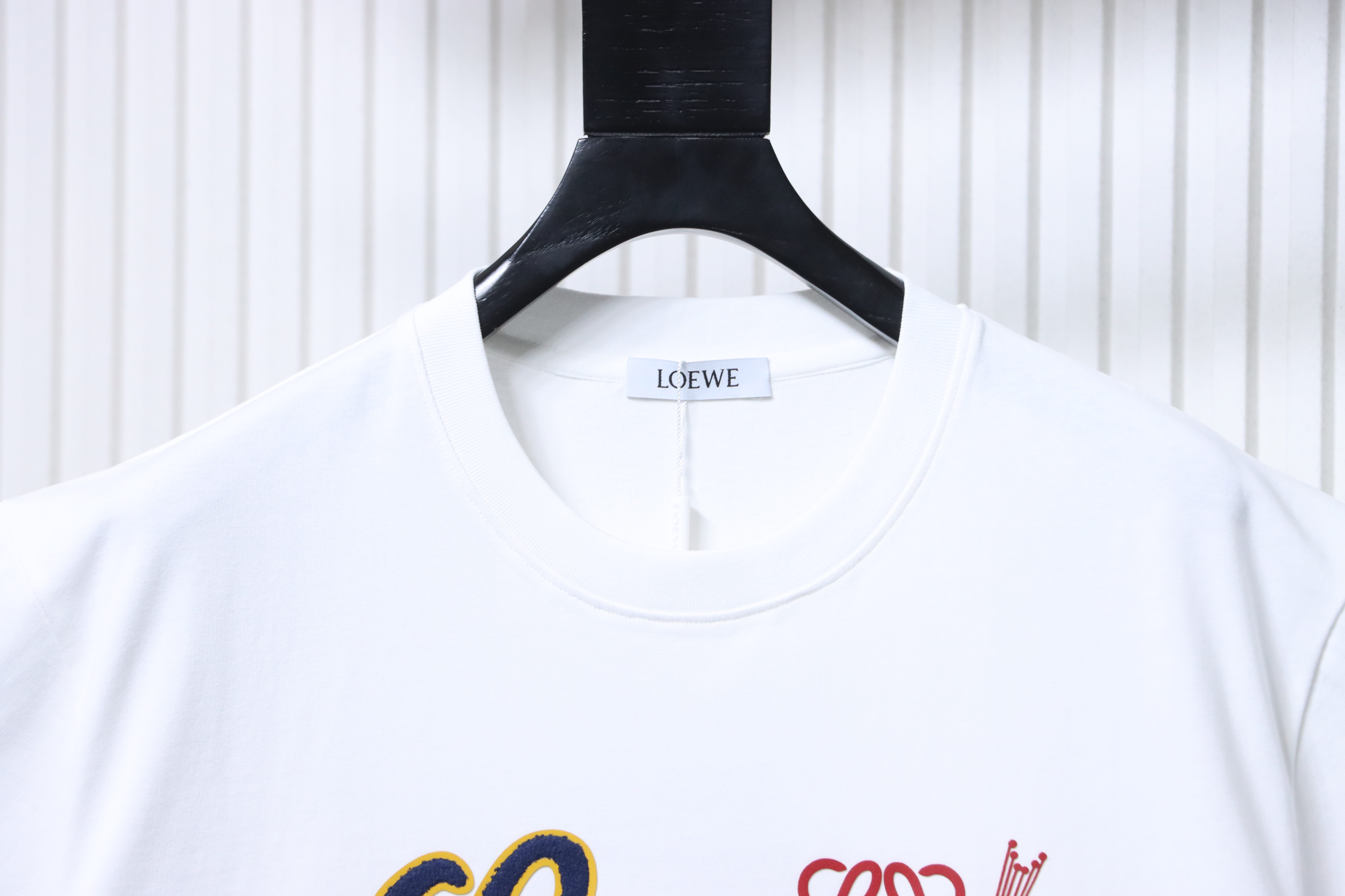 Loewe 26SS Towel Patch Letter Short Sleeve T-Shirt -1