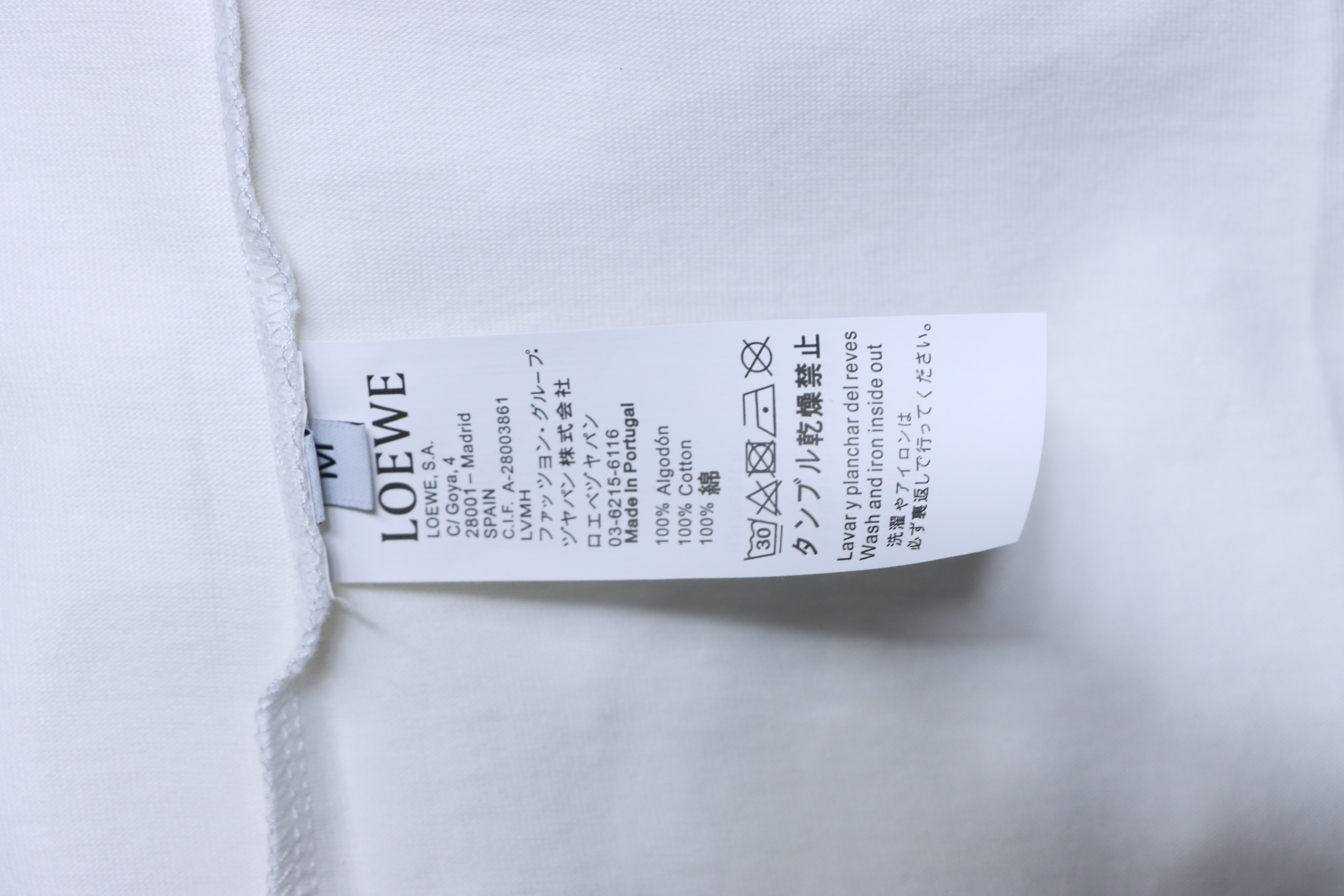 Loewe 26SS Towel Patch Letter Short Sleeve T-Shirt -1