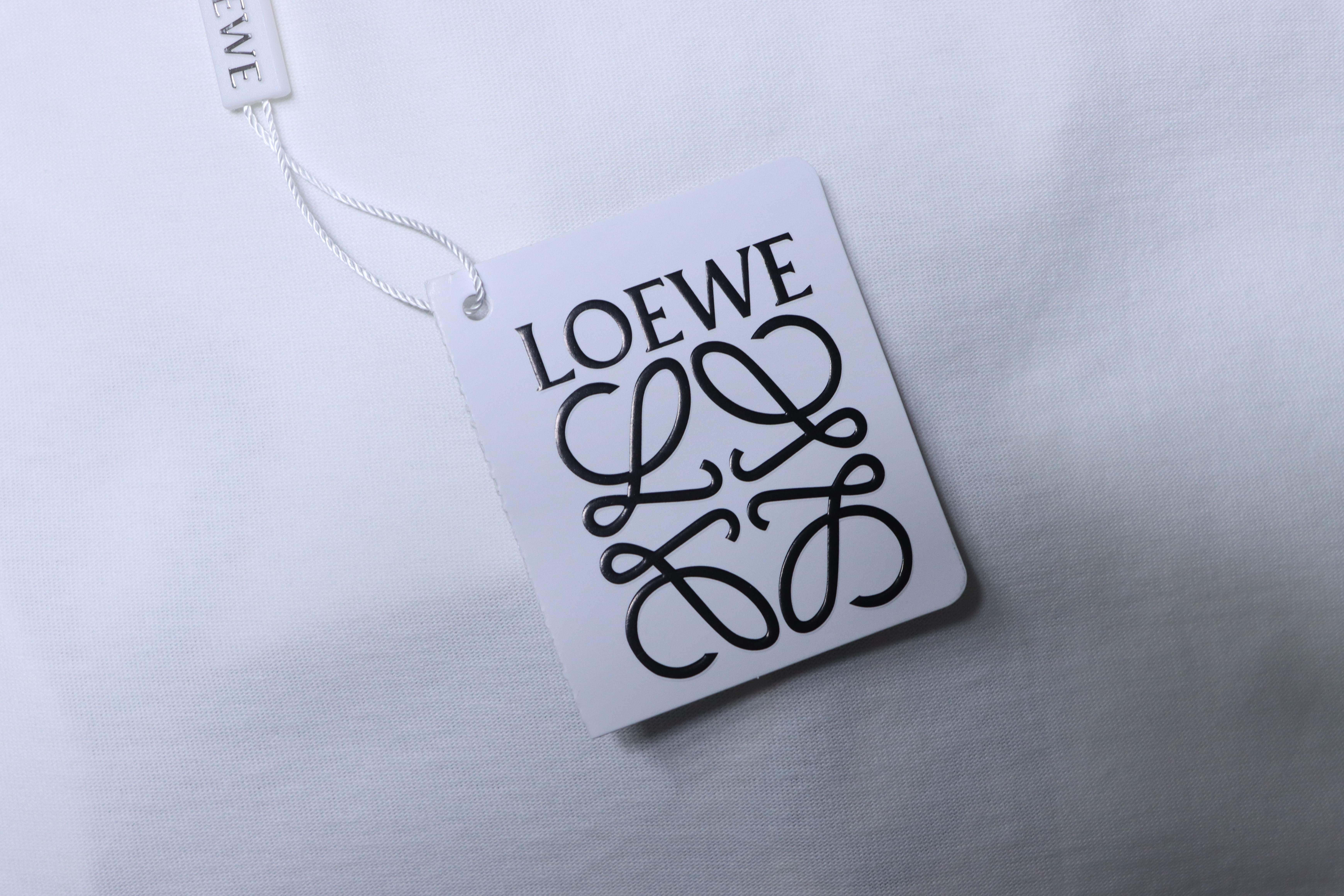 Loewe 26SS Towel Patch Letter Short Sleeve T-Shirt -1