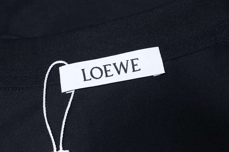 Loewe 26SS Towel Patch Letter Short Sleeve T-Shirt -2