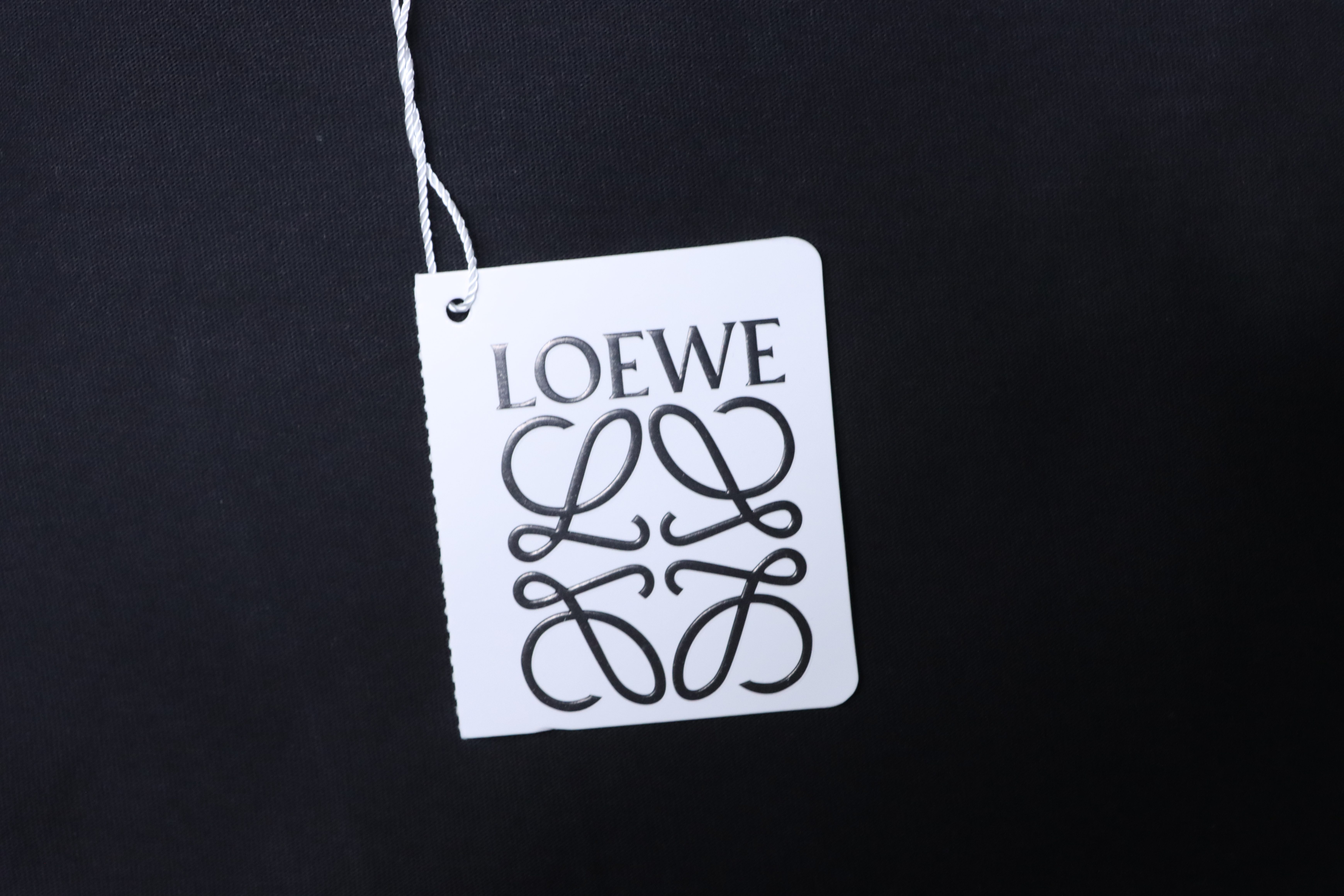 Loewe 26SS Towel Patch Letter Short Sleeve T-Shirt -2