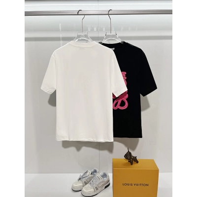 Loewe 26SS Towel Patch Letter Short Sleeve T-Shirt -3 02