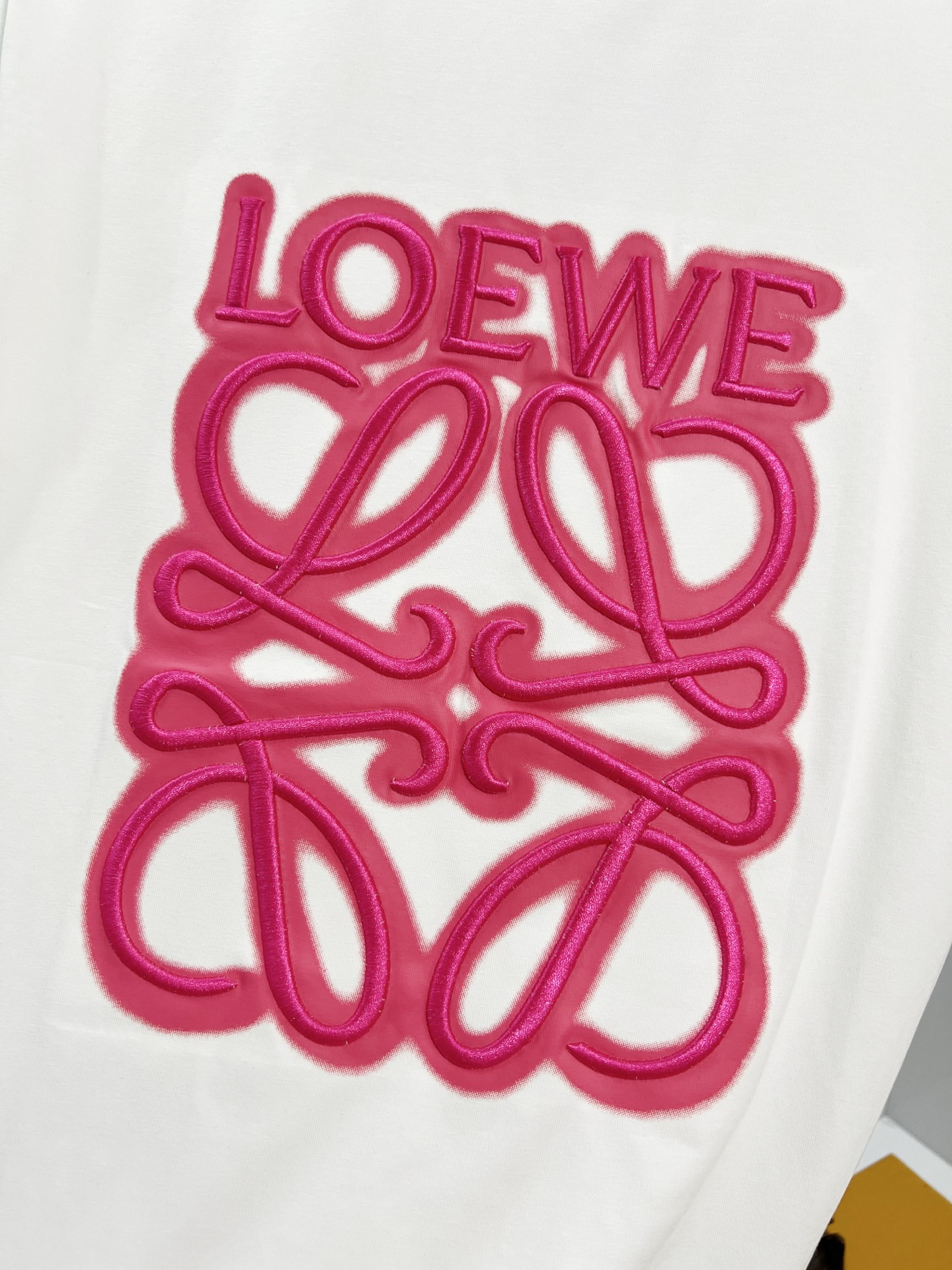 Loewe 26SS Towel Patch Letter Short Sleeve T-Shirt -3