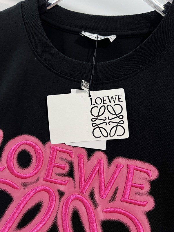 Loewe 26SS Towel Patch Letter Short Sleeve T-Shirt -4