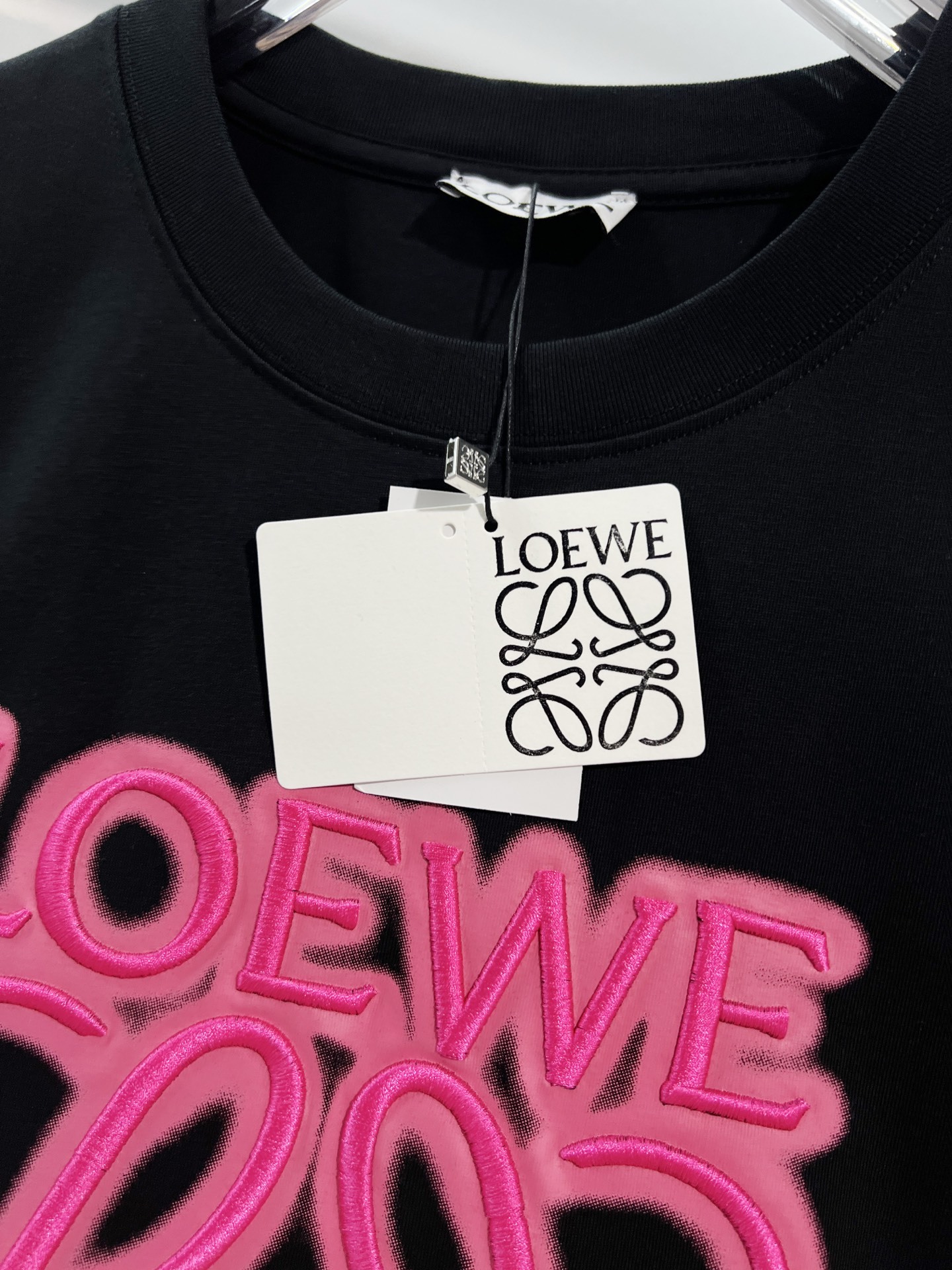 Loewe 26SS Towel Patch Letter Short Sleeve T-Shirt -4