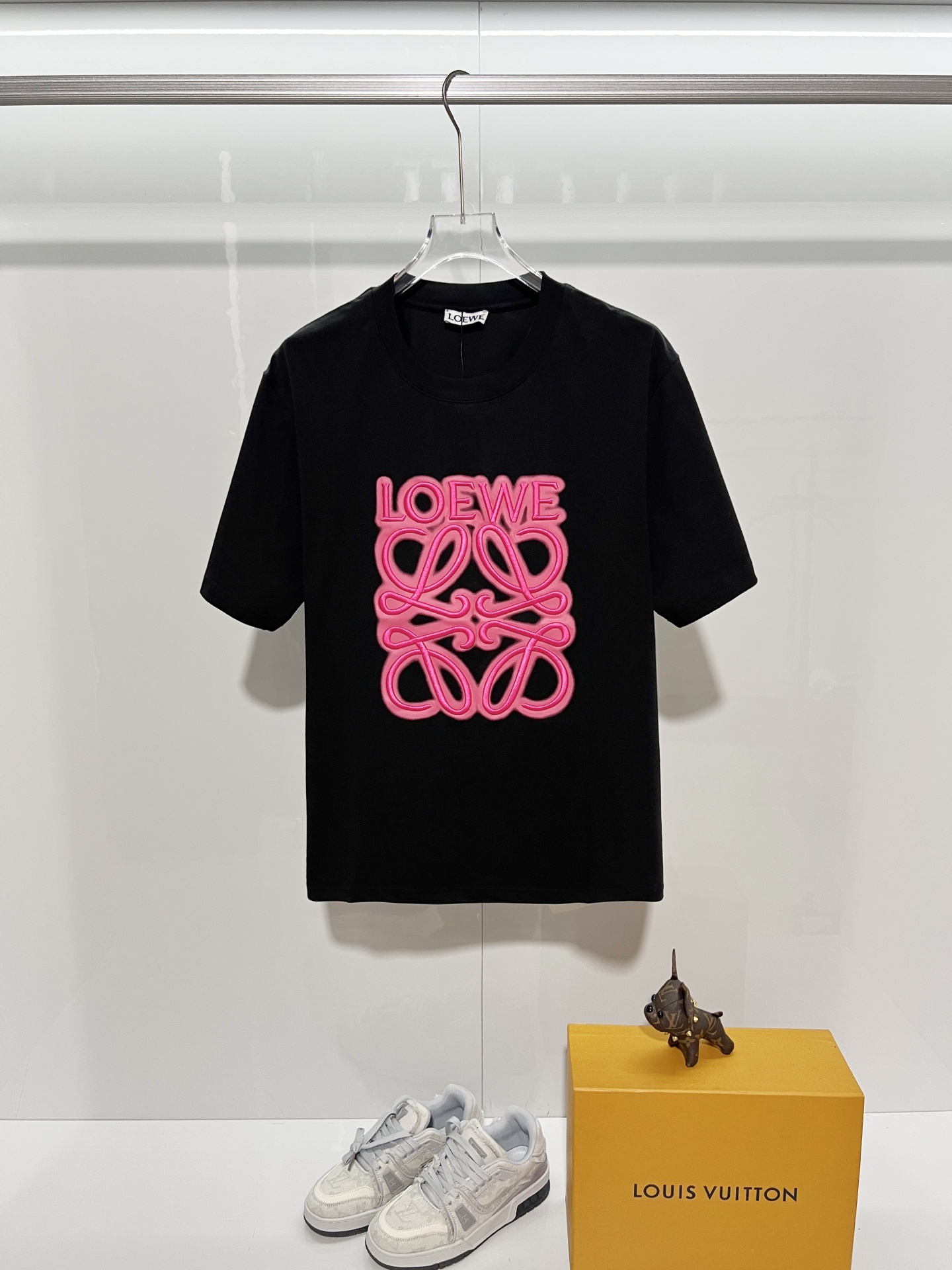 Loewe 26SS Towel Patch Letter Short Sleeve T-Shirt -4
