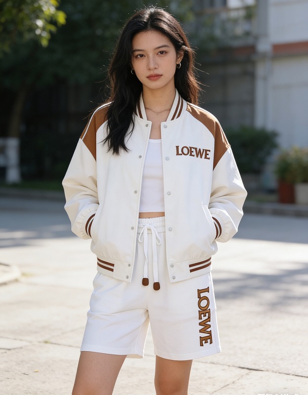 Loewe 26SS Towel Patch Letter Shorts -1
