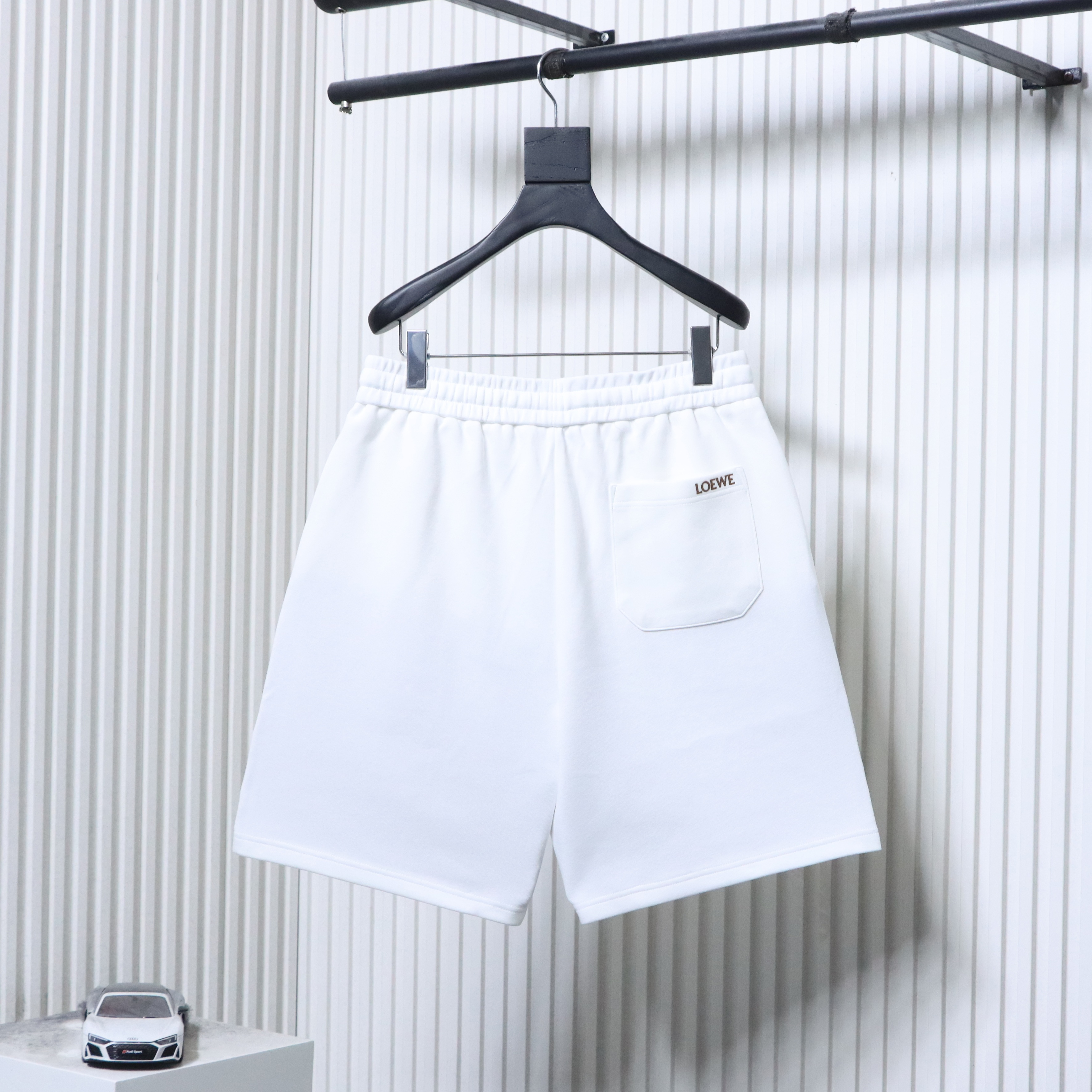 Loewe 26SS Towel Patch Letter Shorts -1