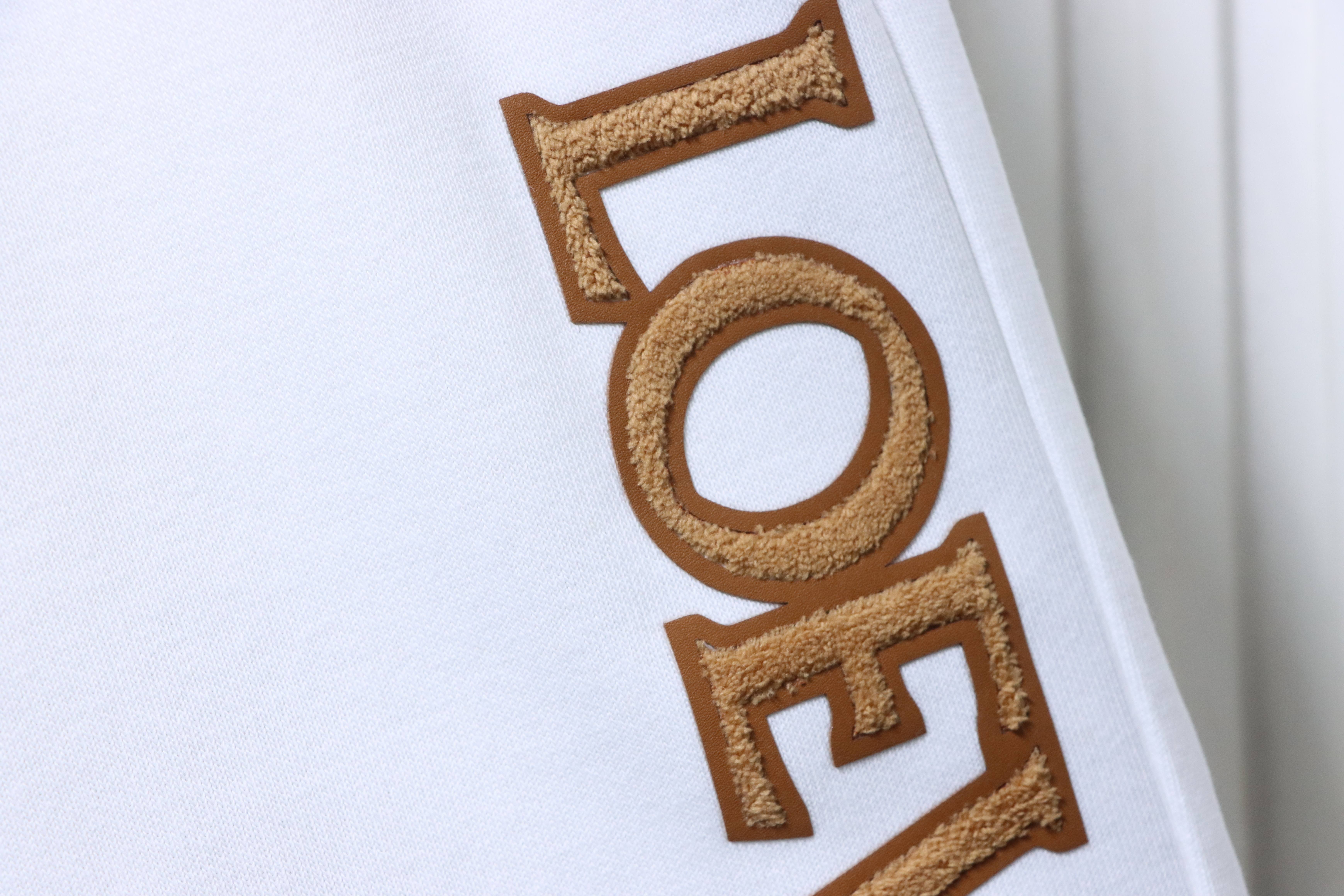 Loewe 26SS Towel Patch Letter Shorts -1