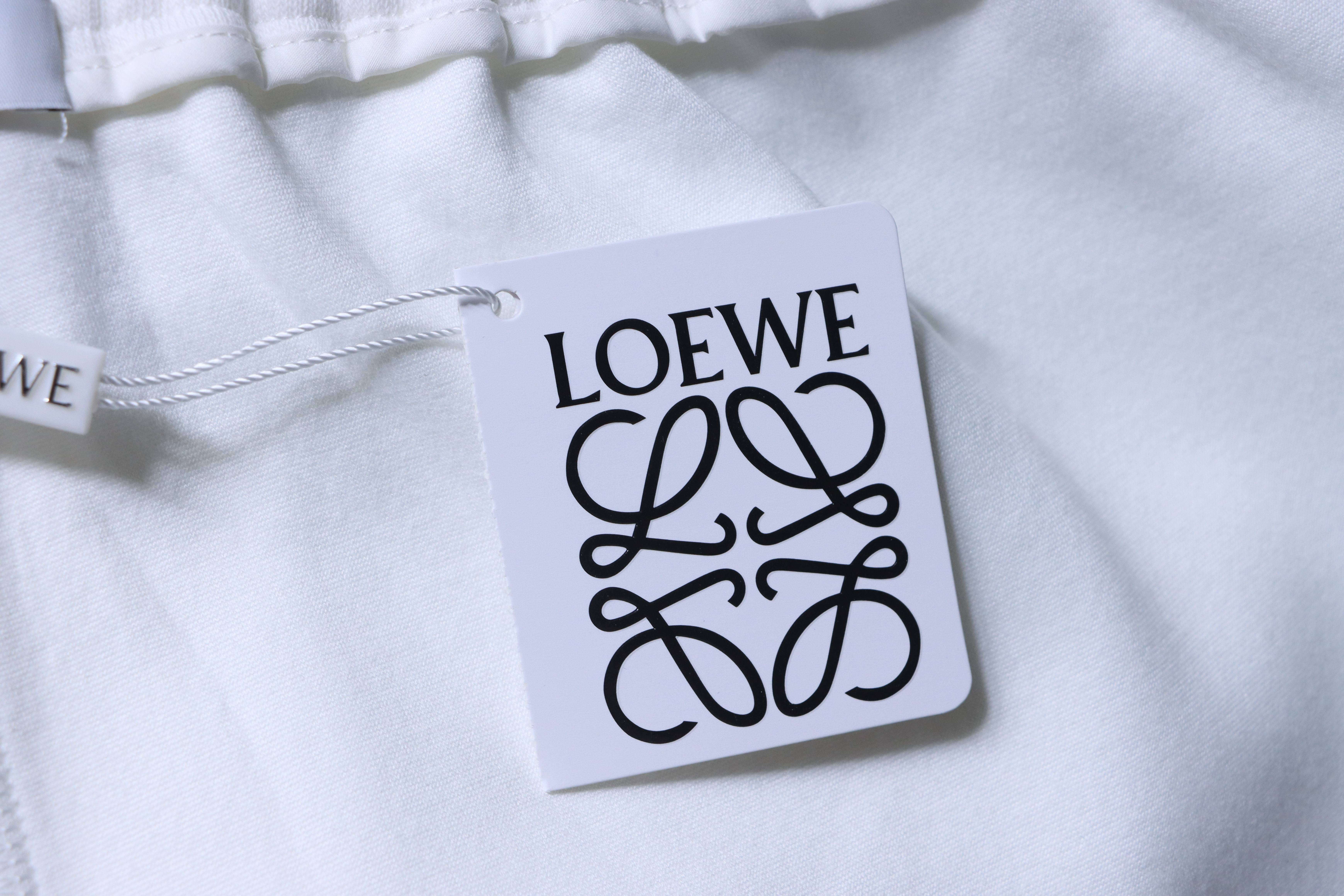Loewe 26SS Towel Patch Letter Shorts -1