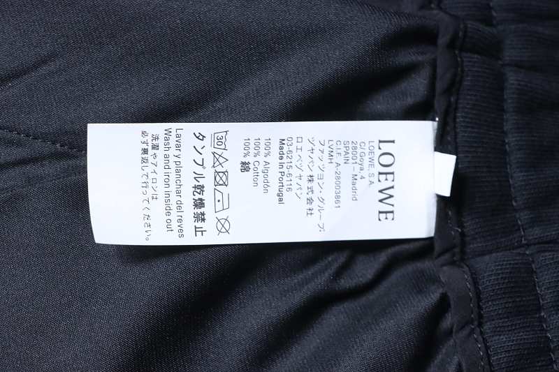 Loewe 26SS Towel Patch Letter Shorts -2