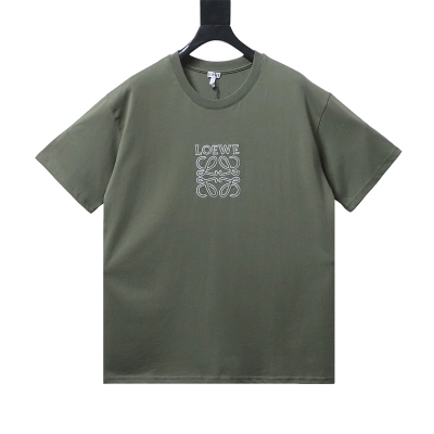 Loewe Anagram Embroidered Short Sleeve T-Shirt -1 01