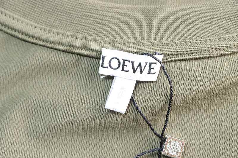 Loewe Anagram Embroidered Short Sleeve T-Shirt -1