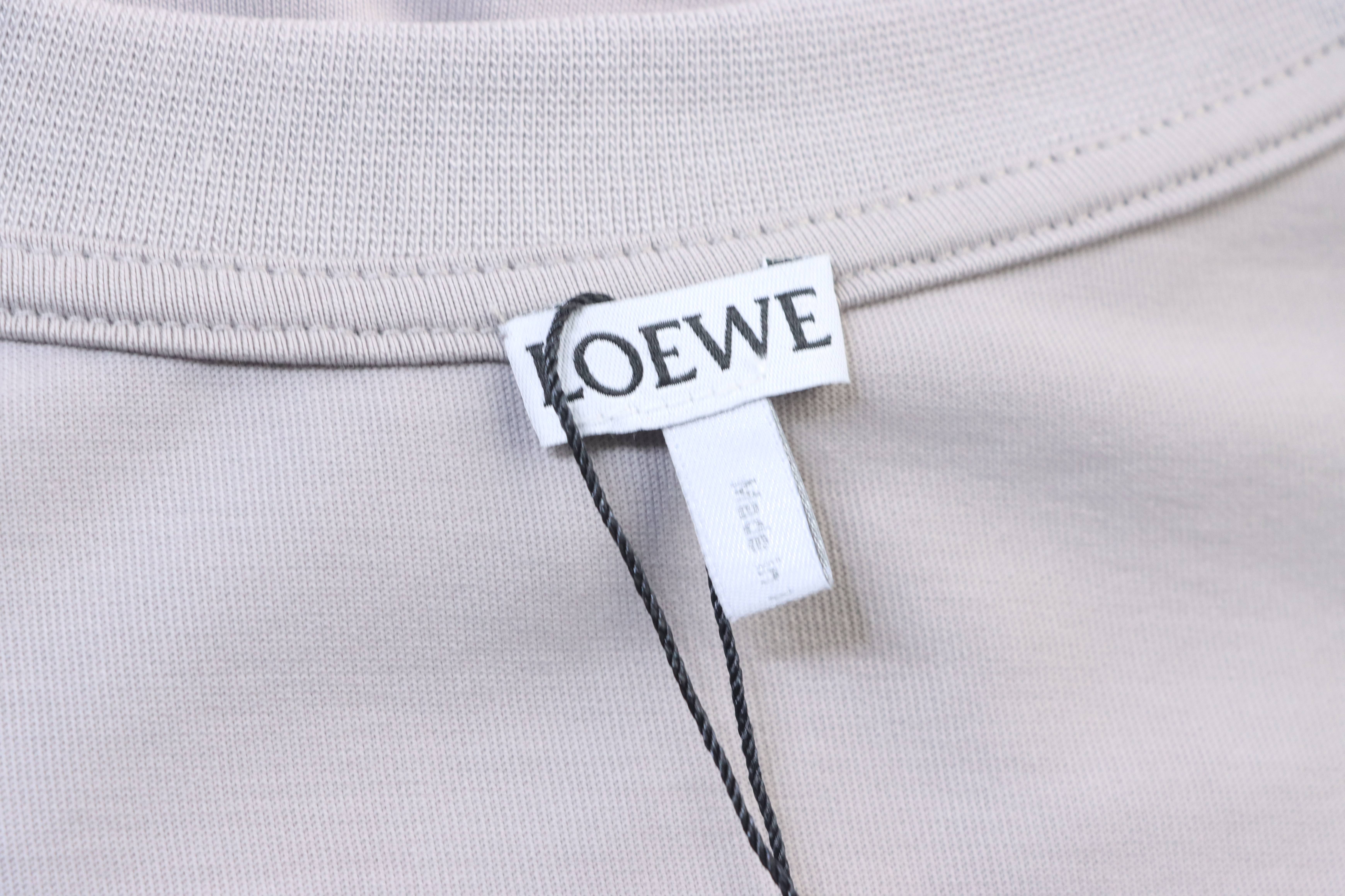 Loewe Anagram Embroidered Short Sleeve T-Shirt -2