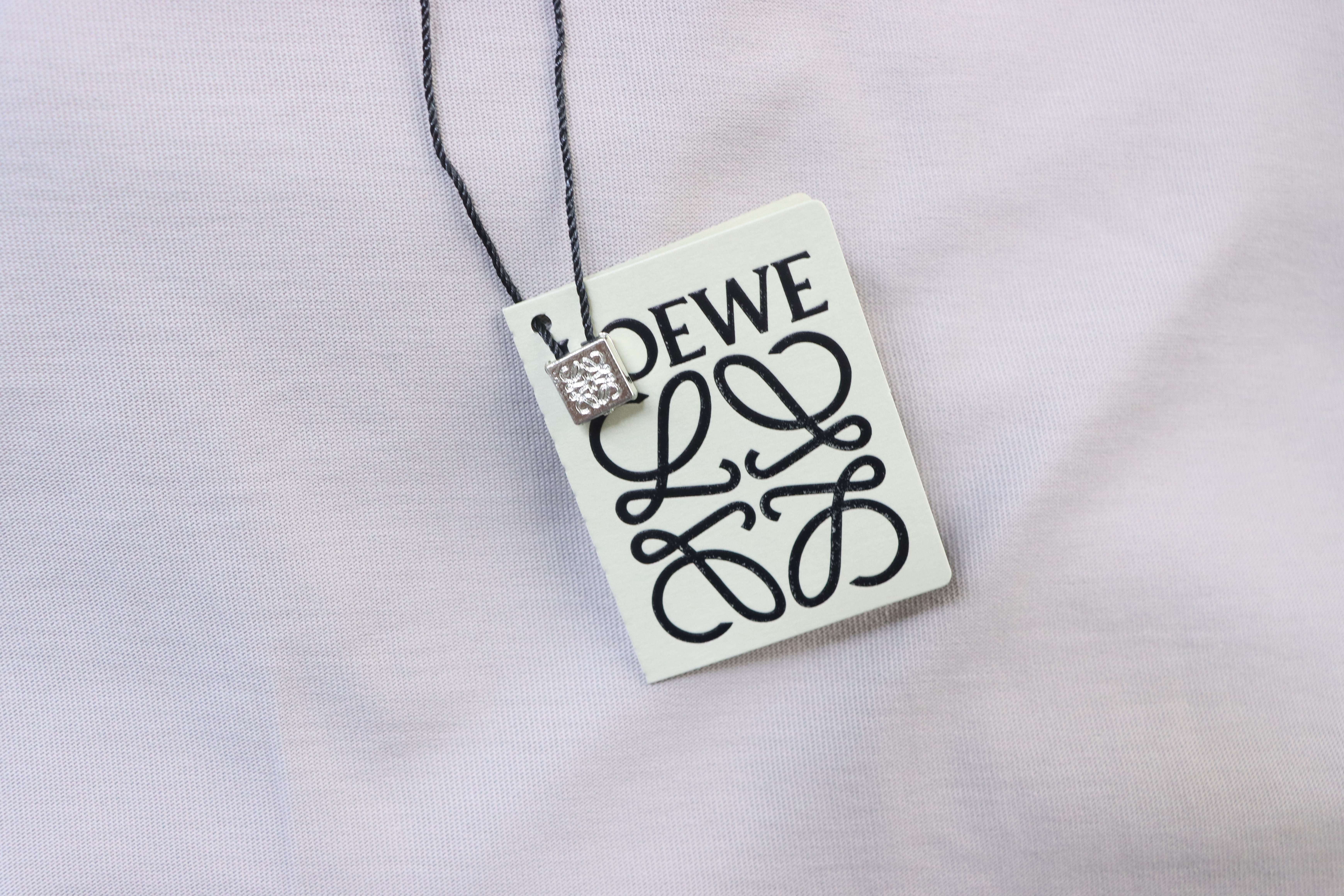 Loewe Anagram Embroidered Short Sleeve T-Shirt -2
