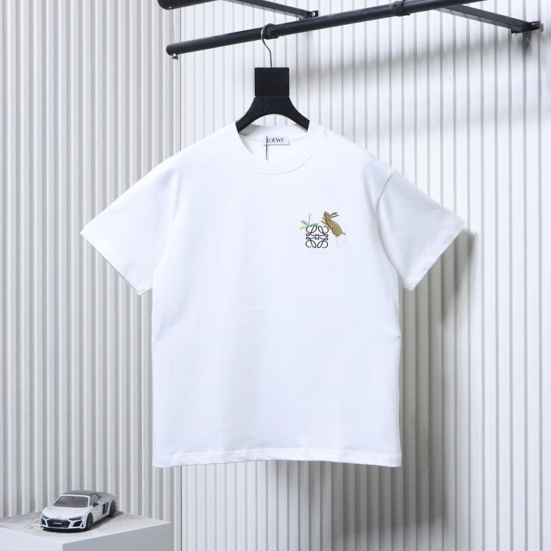 Loewe Bunny Embroidered Crewneck Short Sleeve T-Shirt -1