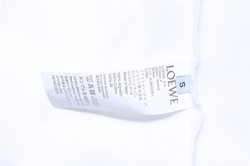 Loewe Bunny Embroidered Crewneck Short Sleeve T-Shirt -1