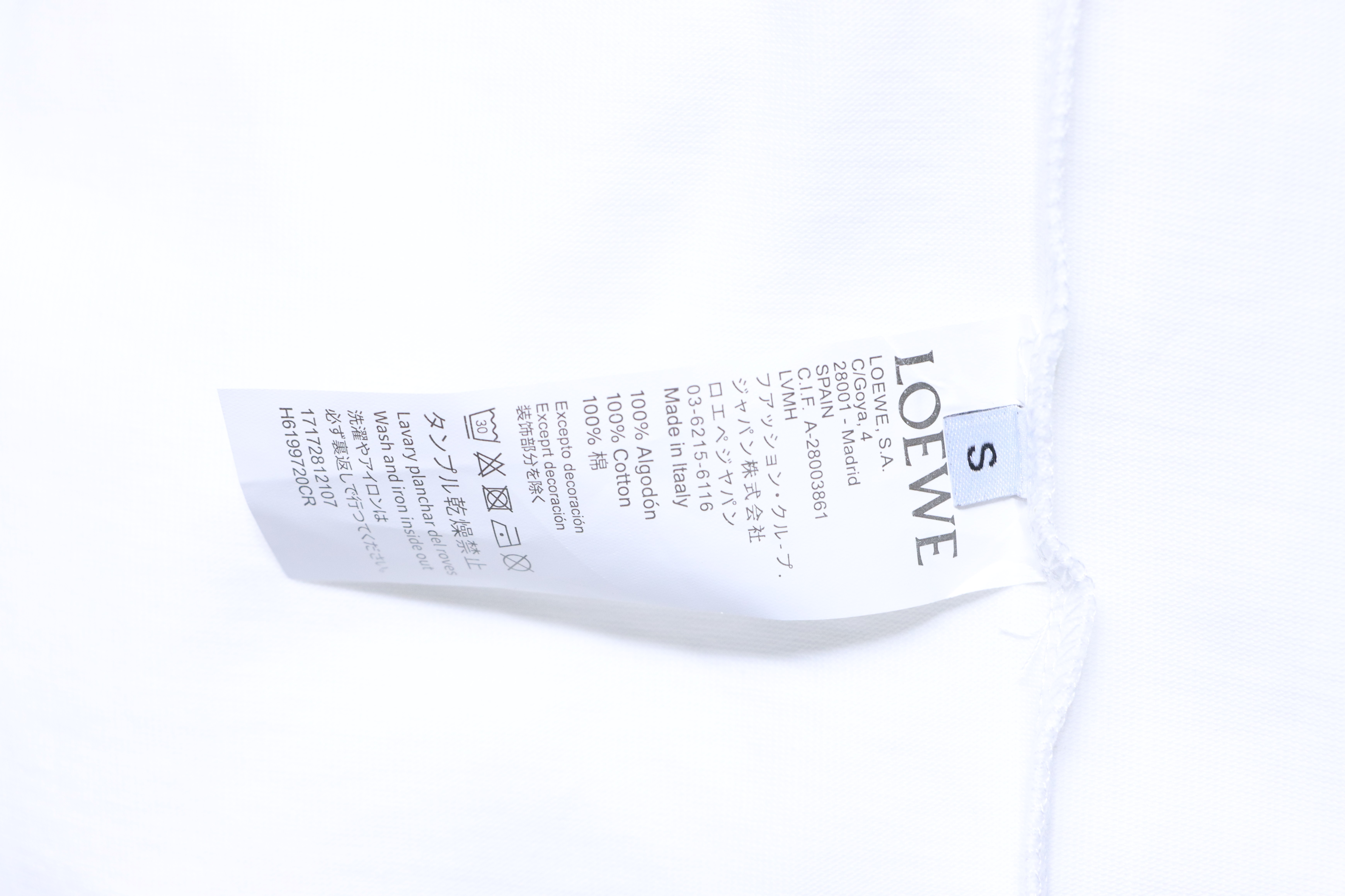 Loewe Bunny Embroidered Crewneck Short Sleeve T-Shirt -1
