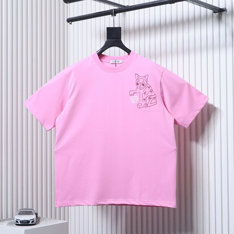 Loewe Ceramic Big Cat Short Sleeve T-Shirt -1