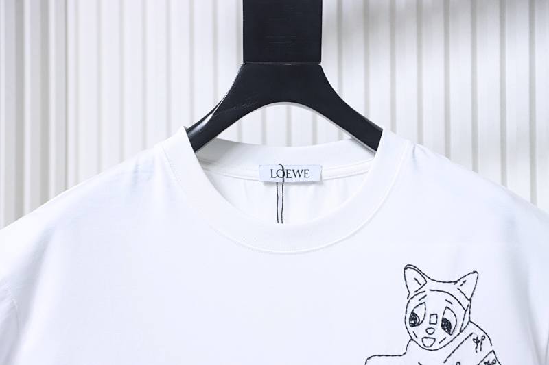 Loewe Ceramic Big Cat Short Sleeve T-Shirt -2