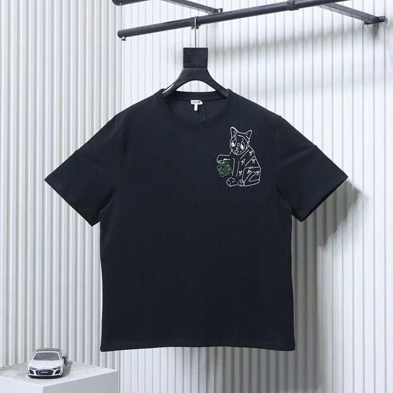 Loewe Ceramic Big Cat Short Sleeve T-Shirt -3