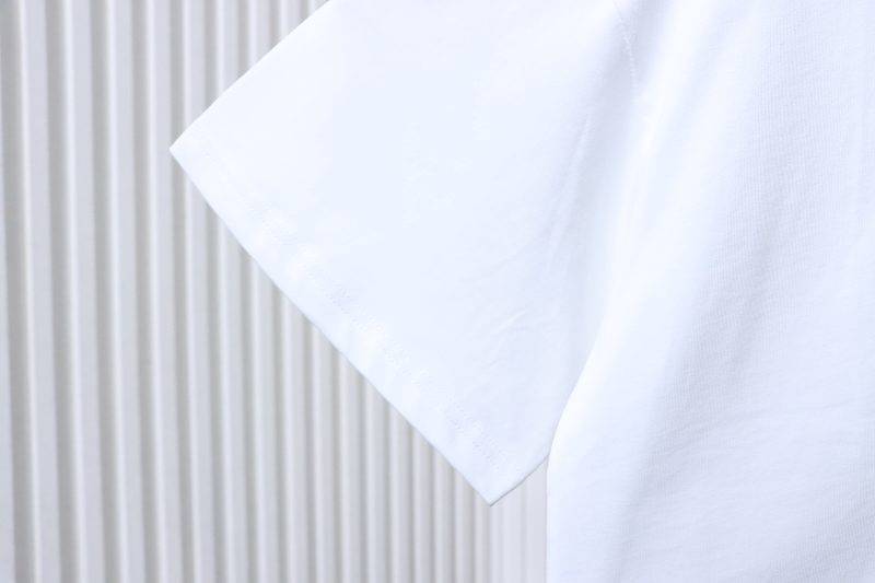 Loewe Chest Embroidered Contrast Logo Short Sleeve T-Shirt -3