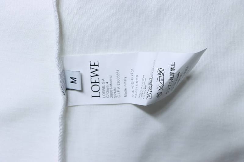 Loewe Classic Embroidered Letter Pocket Short Sleeve T-Shirt -2