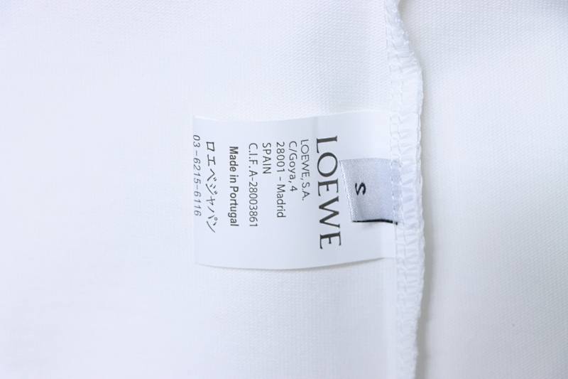 Loewe Classic Embroidered Short Sleeve T-Shirt -1
