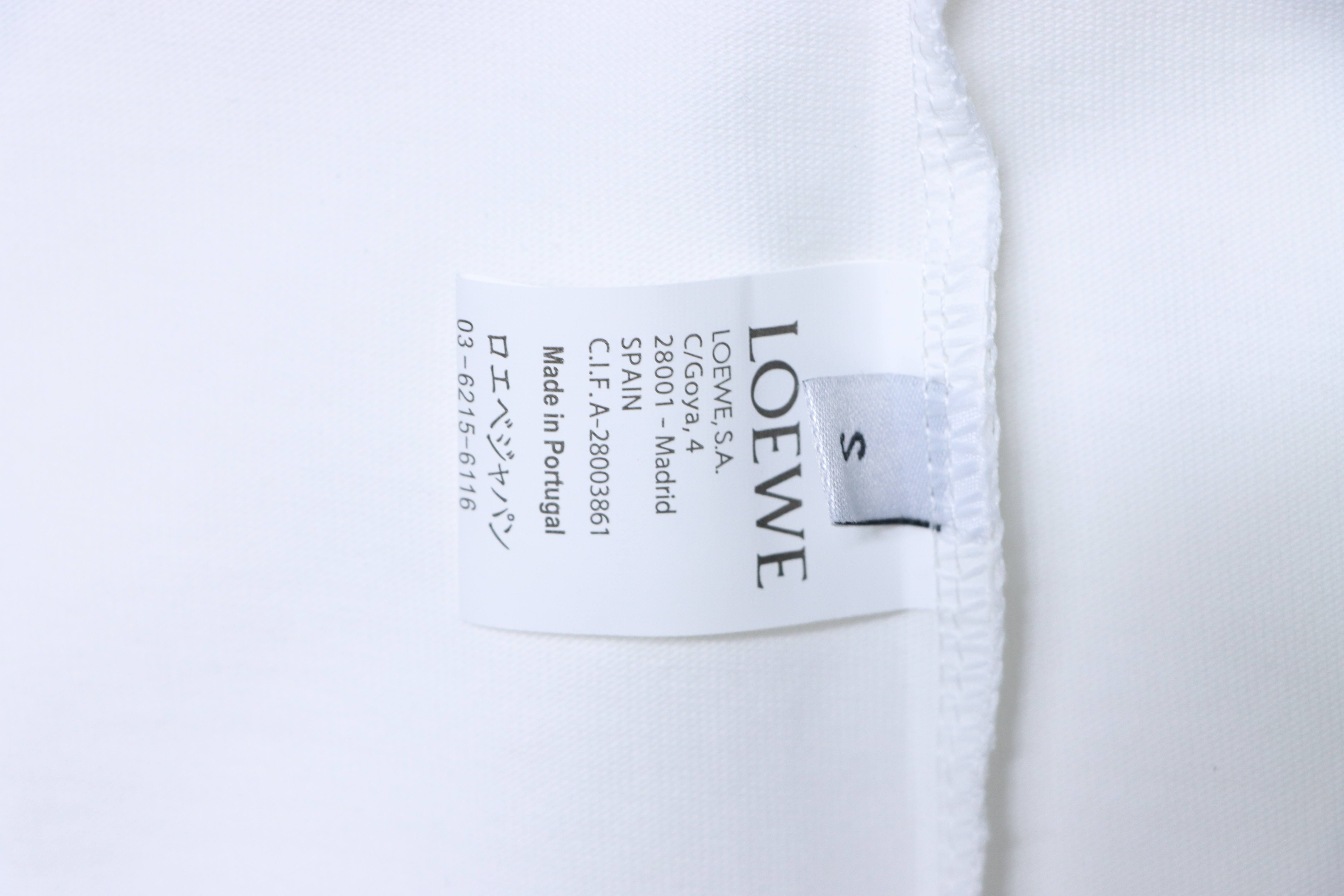 Loewe Classic Embroidered Short Sleeve T-Shirt -1