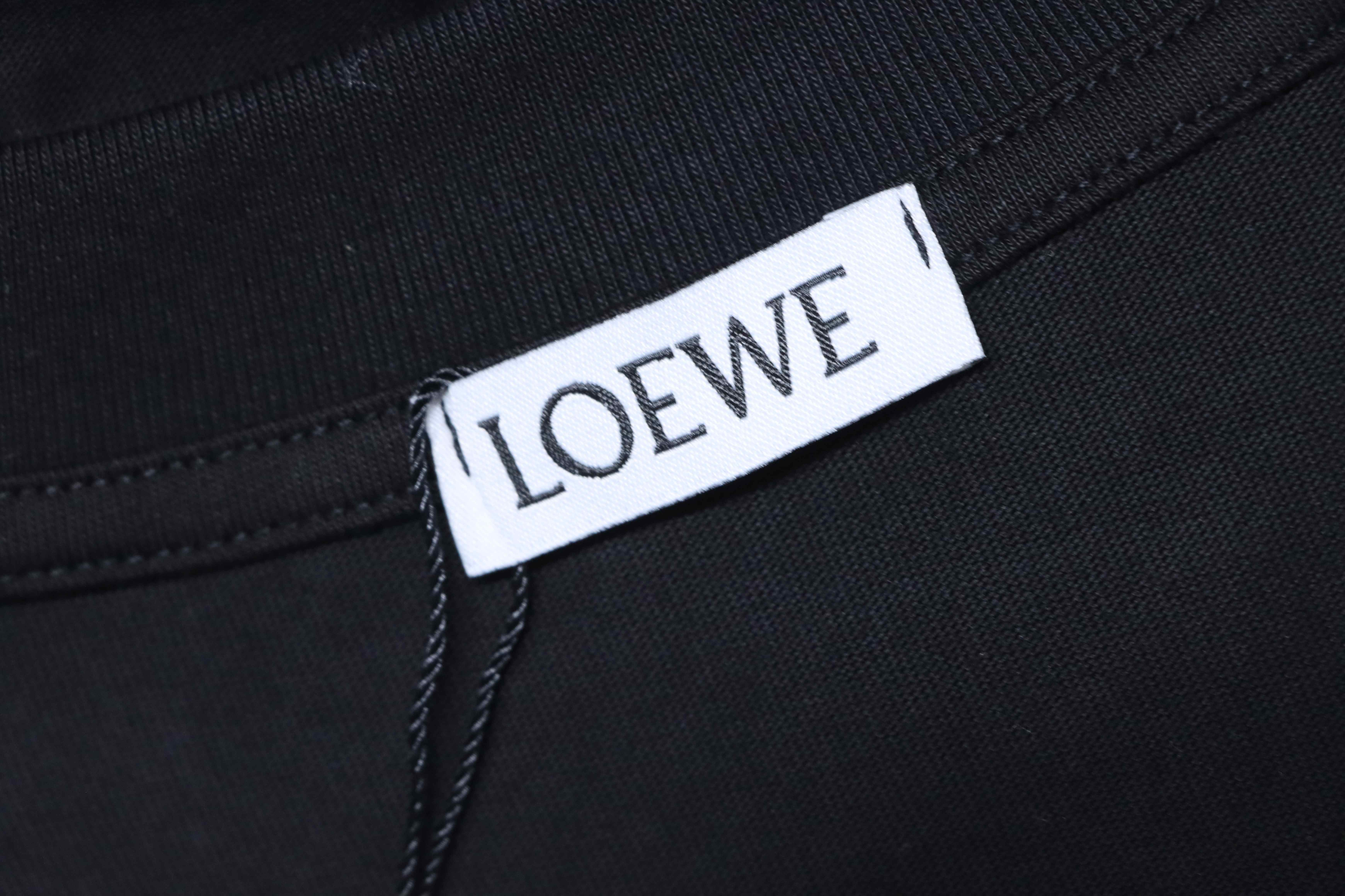 Loewe Classic Embroidered Short Sleeve T-Shirt -2