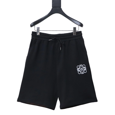 Loewe Classic Logo Embroidered Shorts 01