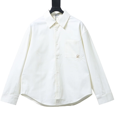 Loewe Colorblock Embroidered Shirt 01
