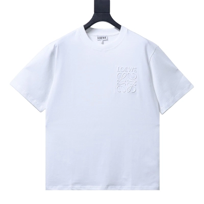Loewe Embossed Tonal Logo Short Sleeve T-Shirt -1 01