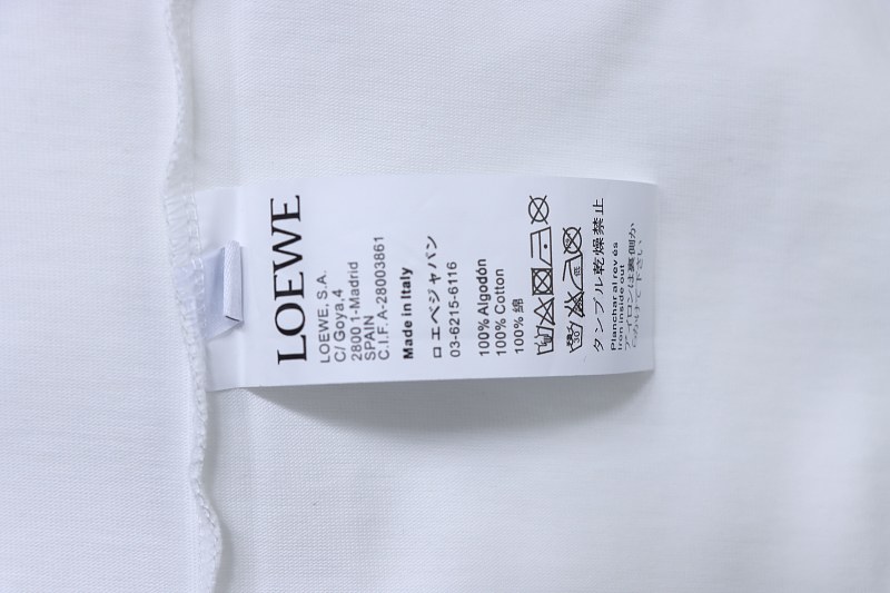 Loewe Embossed Tonal Logo Short Sleeve T-Shirt -1