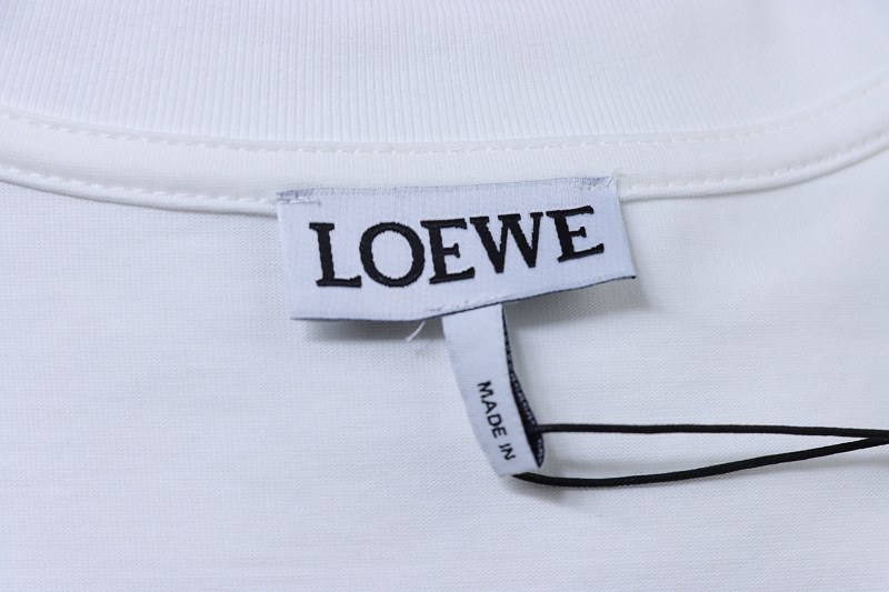 Loewe Embossed Tonal Logo Short Sleeve T-Shirt -1