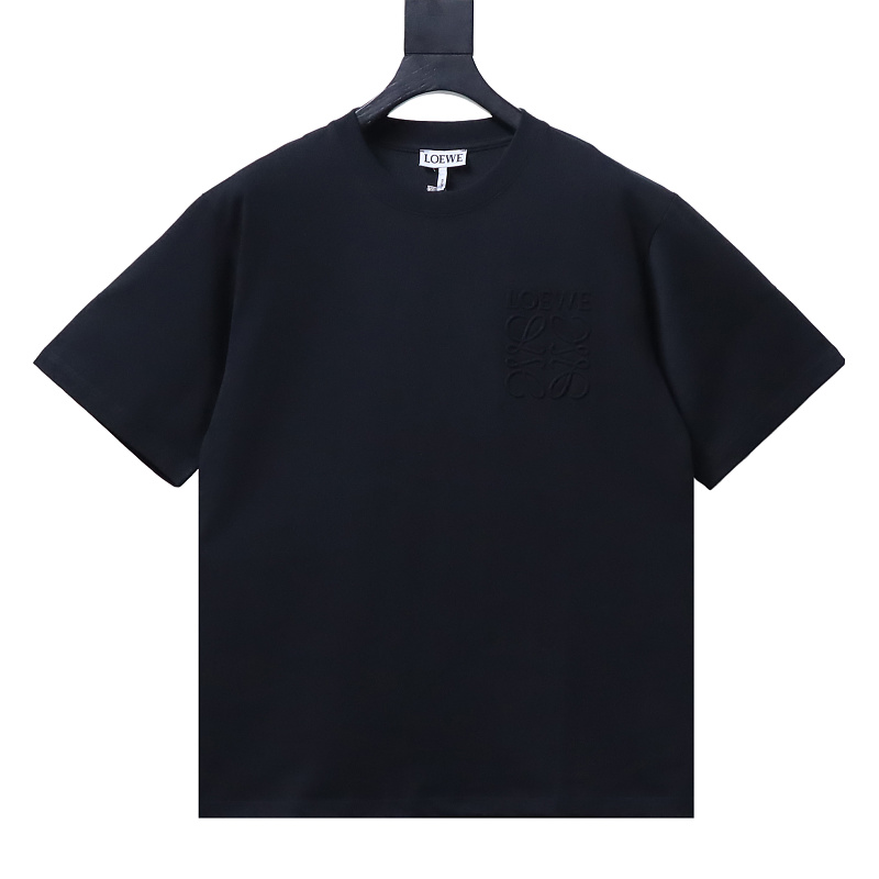 Loewe Embossed Tonal Logo Short Sleeve T-Shirt -2