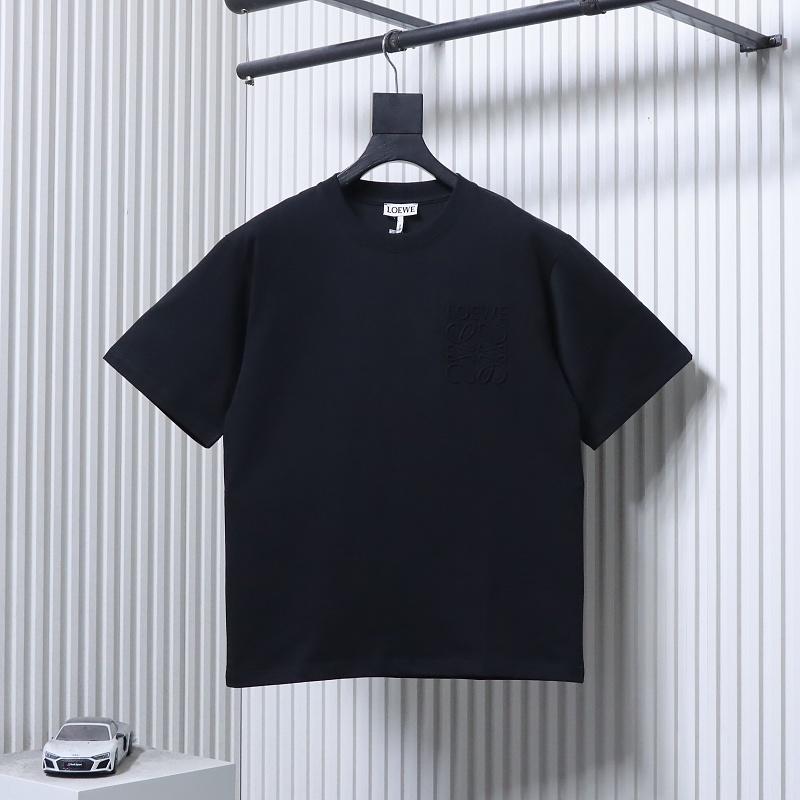 Loewe Embossed Tonal Logo Short Sleeve T-Shirt -2